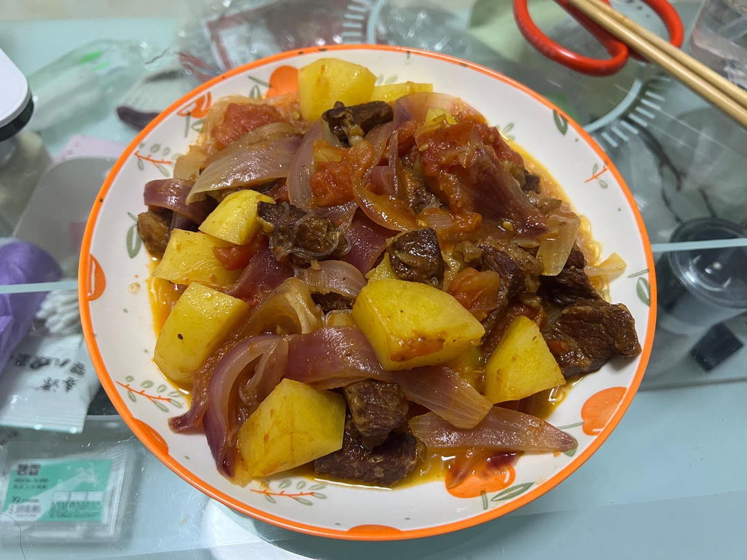 土豆番茄炖牛腩（高压锅版）