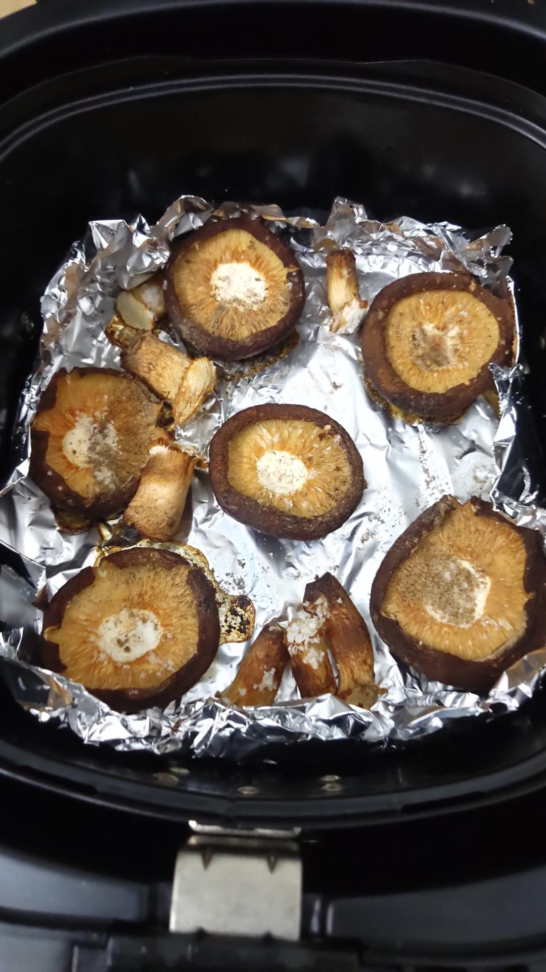 烤蘑菇✨无油健康又鲜脆の烤箱菜