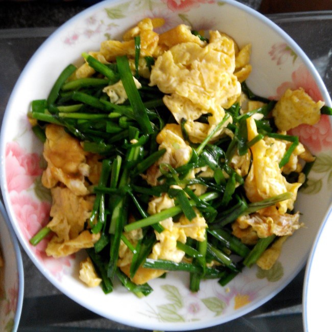 韭菜炒鸡蛋