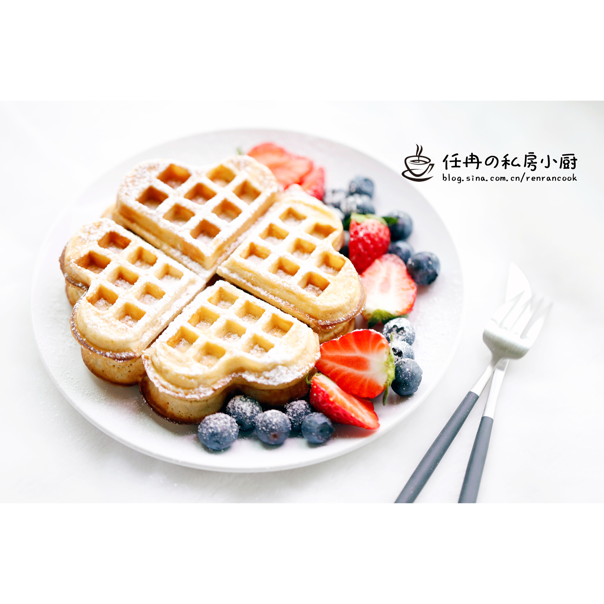香蕉杏仁华夫饼