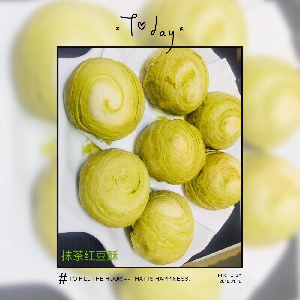 抹茶红豆酥 （详细步骤）