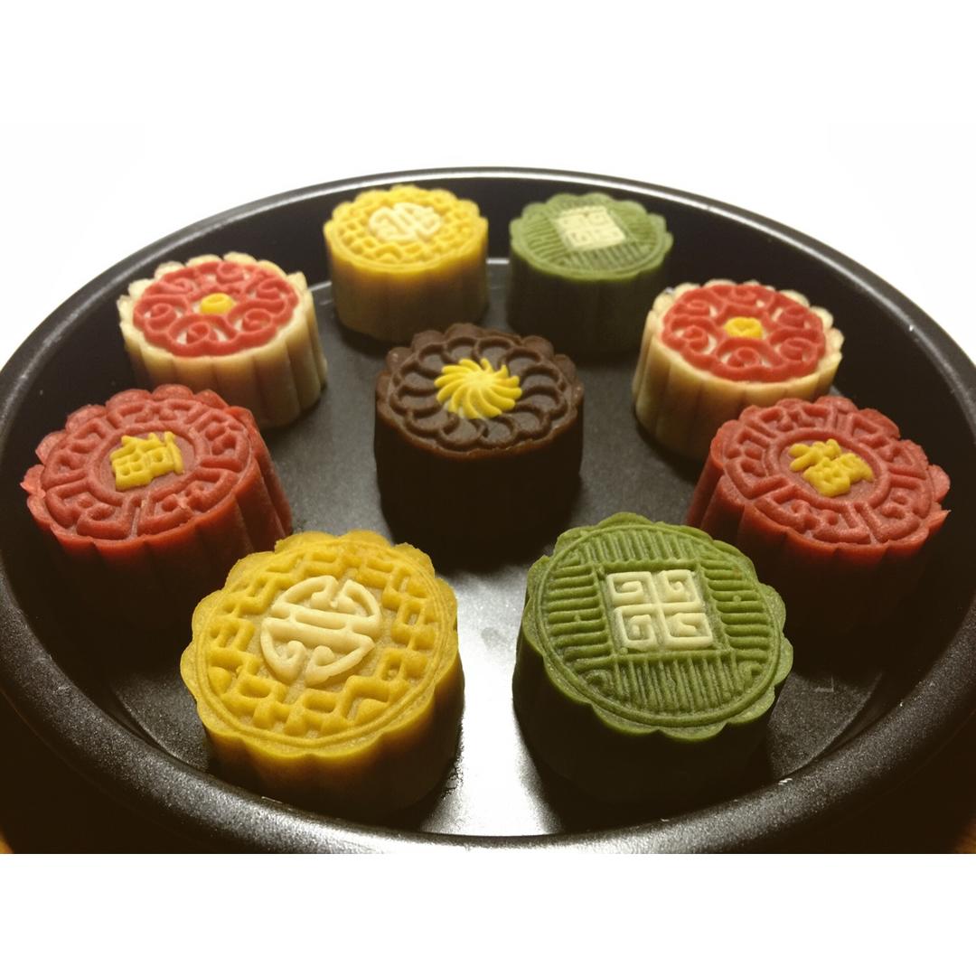 桃山皮—蛋黄莲蓉月饼