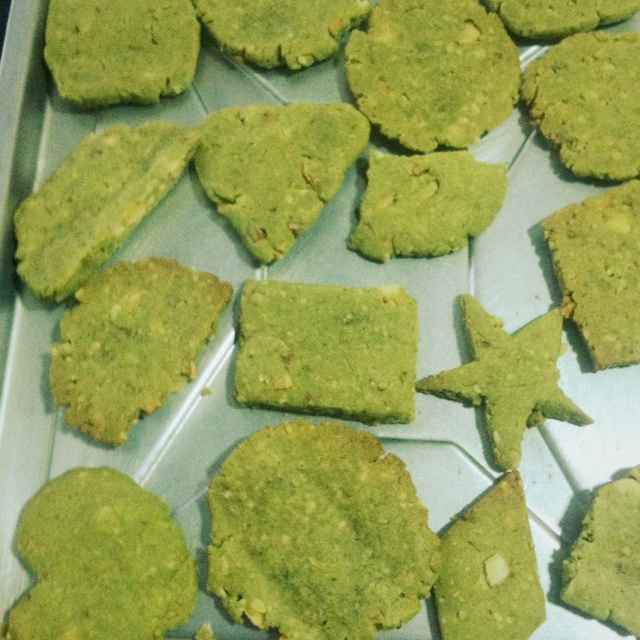 抹茶杏仁饼干