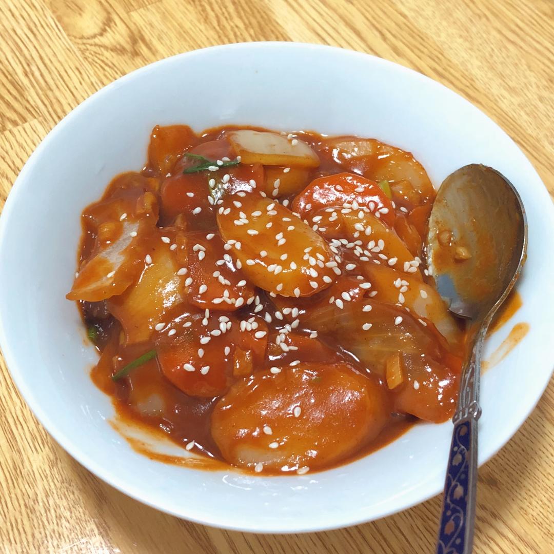 韩式辣炒年糕