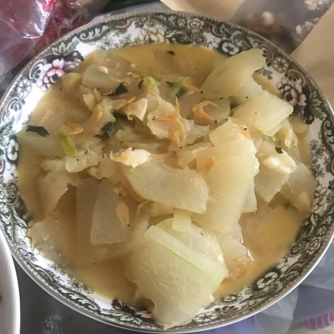 清炒冬瓜虾皮