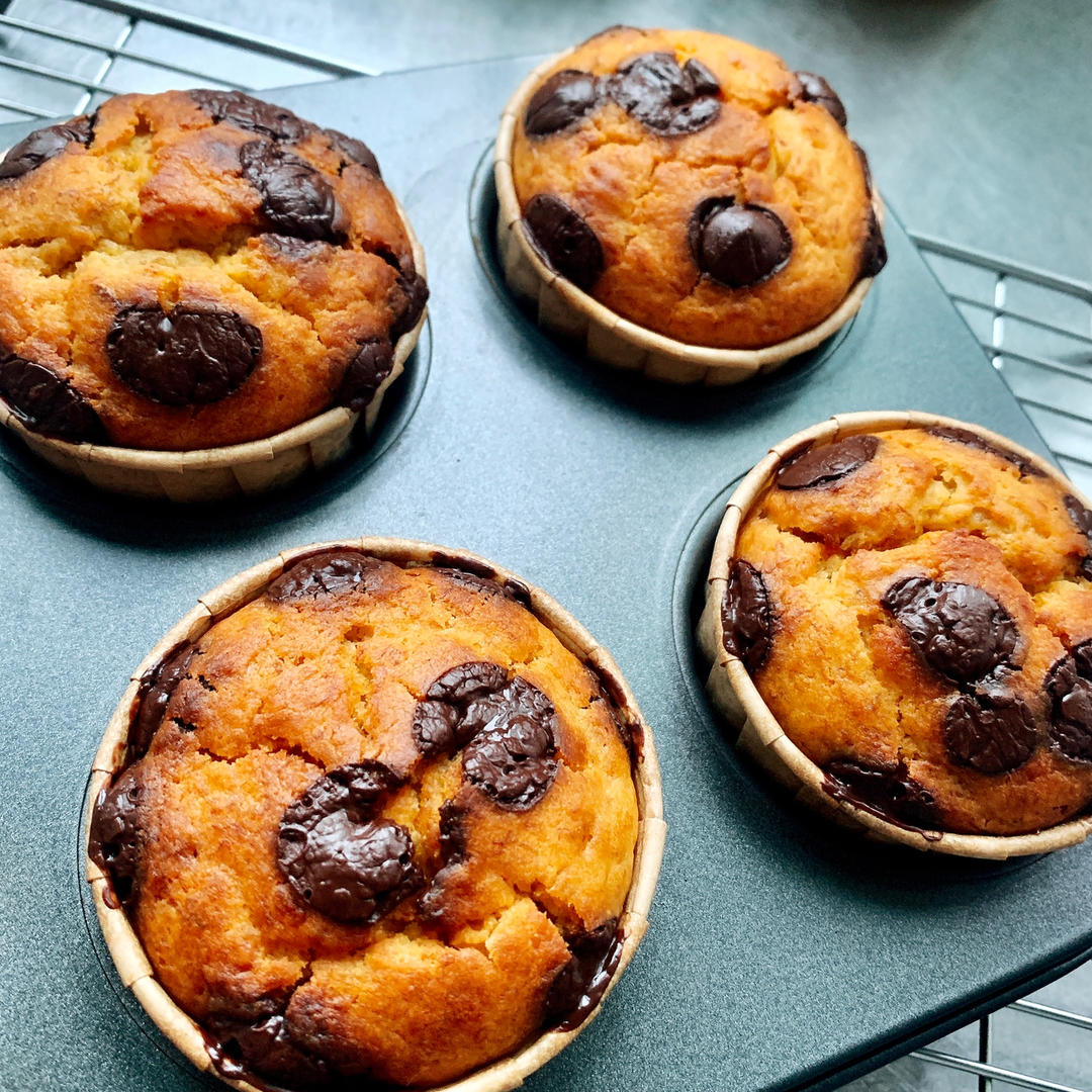 朗姆酒焦糖香蕉🍌玛芬蛋糕🧁一款适合新手的蛋糕