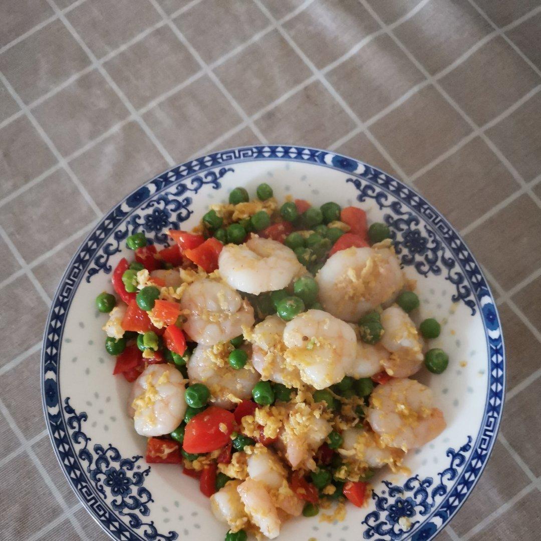 低脂豌豆虾仁滑蛋