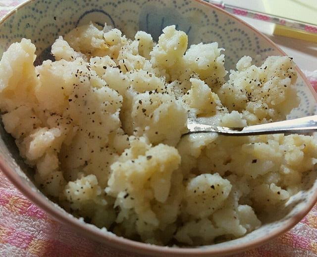 黑椒土豆泥（减肥晚餐）的做法