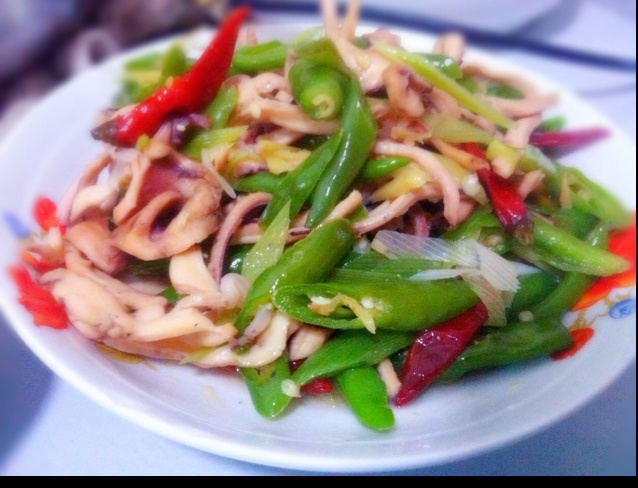 forever小芳芳做的辣炒鱿鱼丝