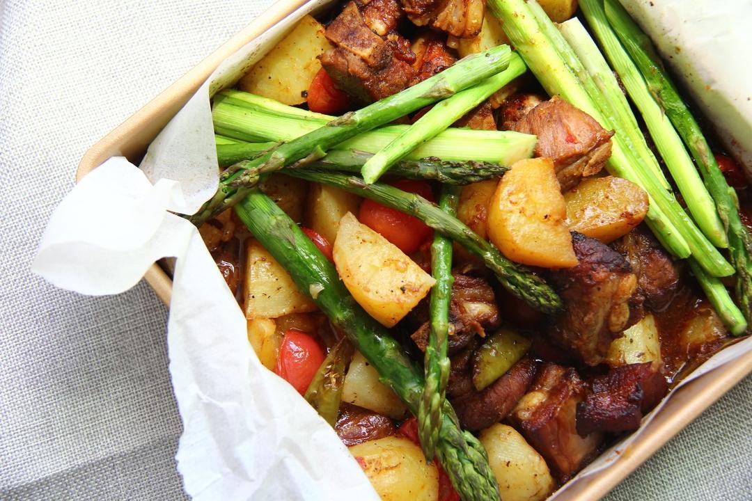 黑椒风味烤排骨