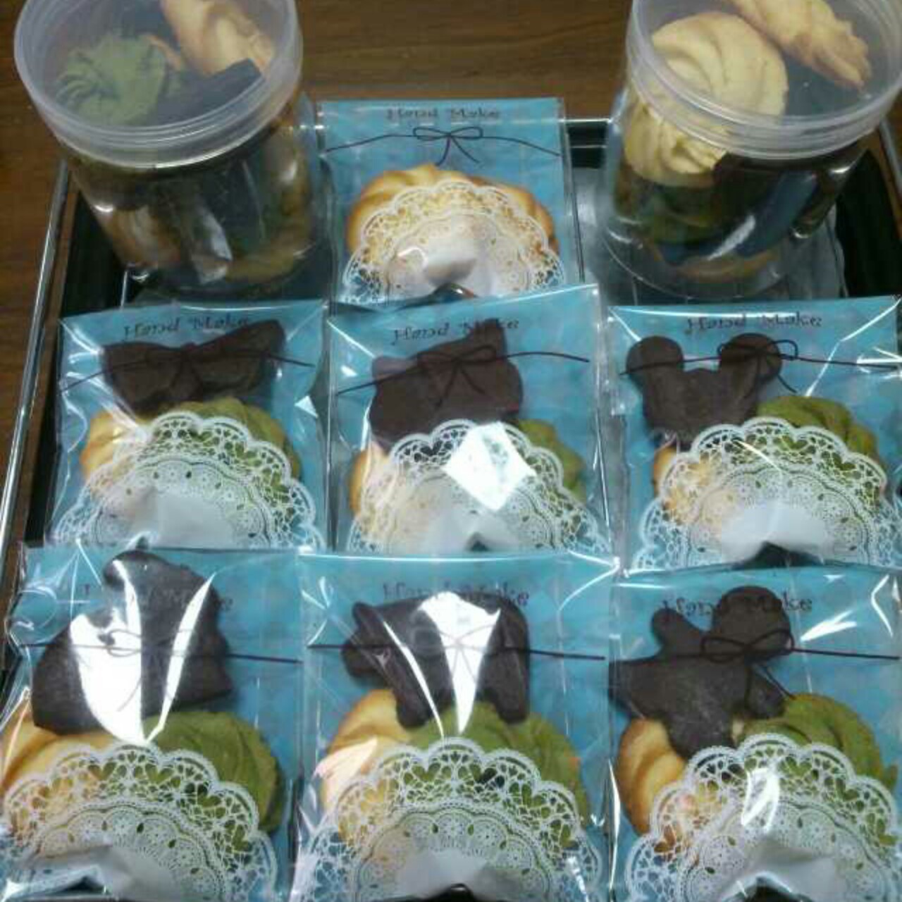 多种口味曲奇（香草、巧克力、抹茶）
