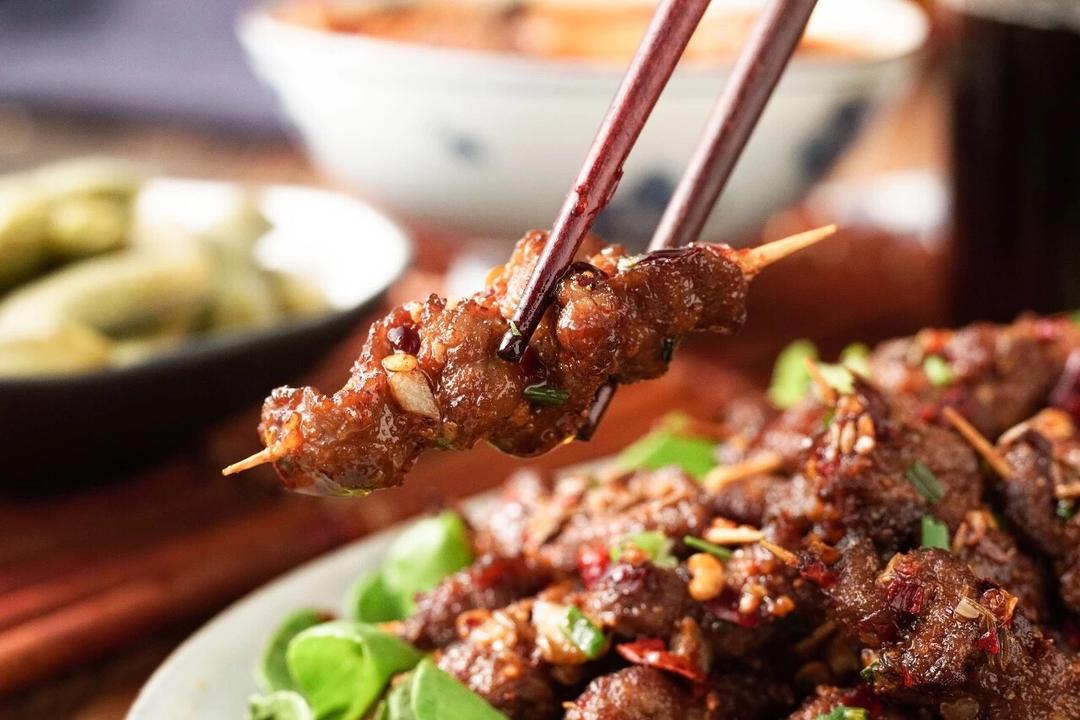 牙签牛肉的做法