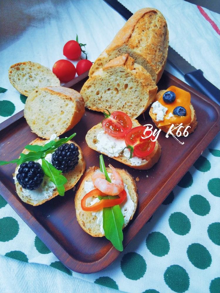 涂抹式干酪的一百种吃法（开放式面包）