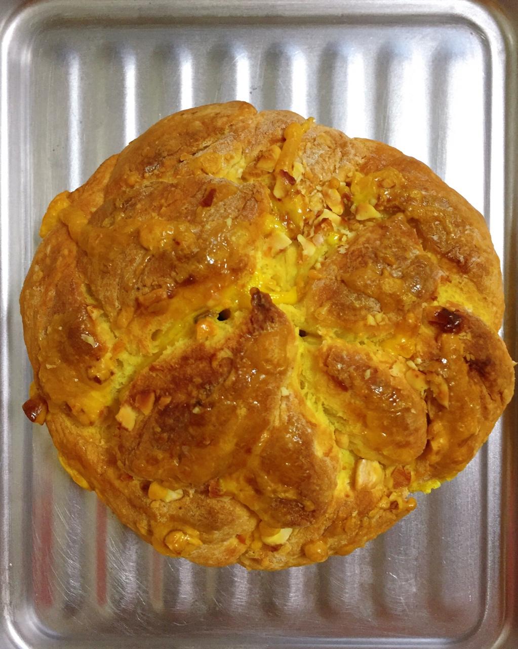 入门级不用揉出膜的手撕紫薯面包无黄油版