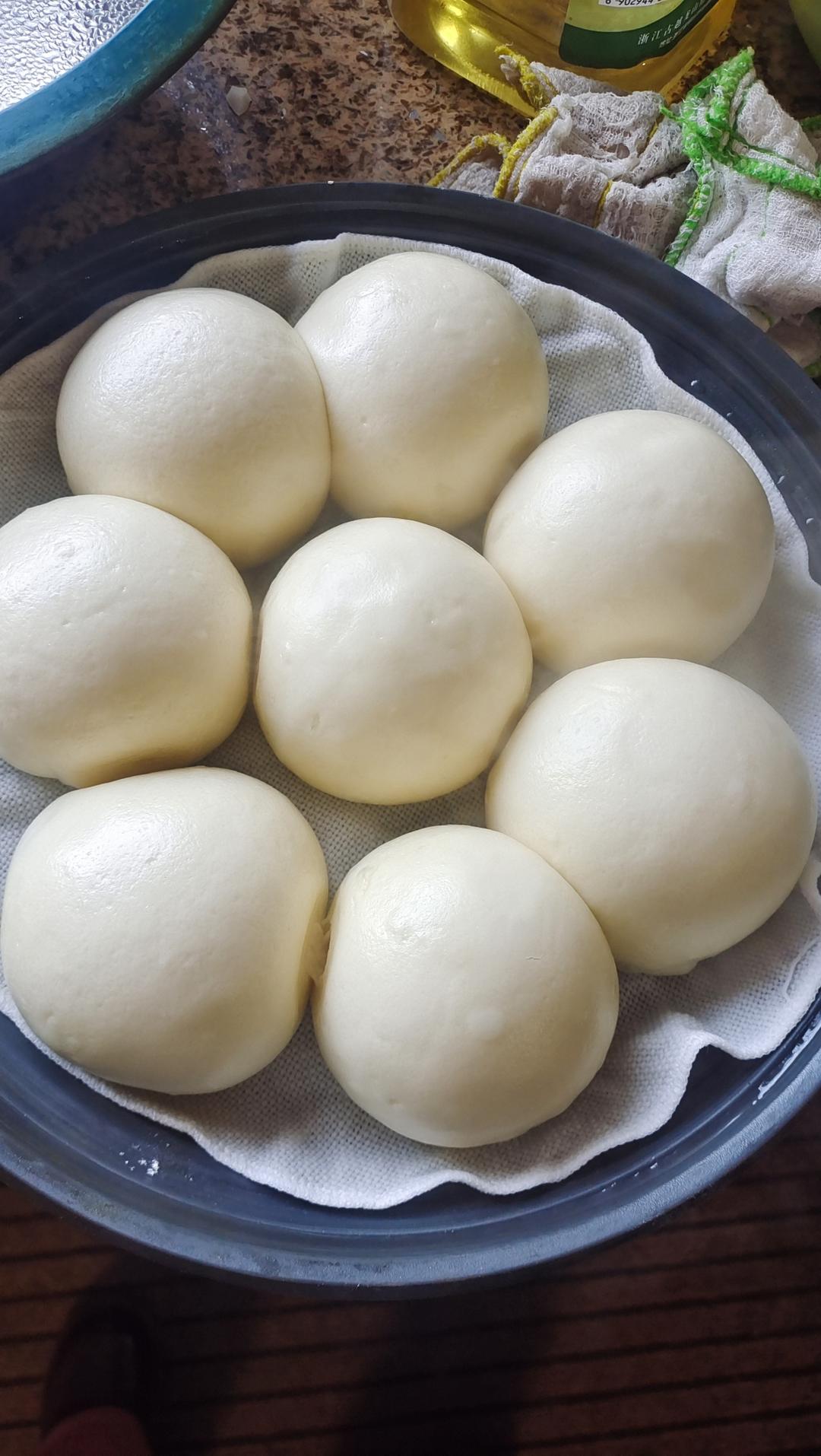 汤种甜馒头（凉了也不硬）