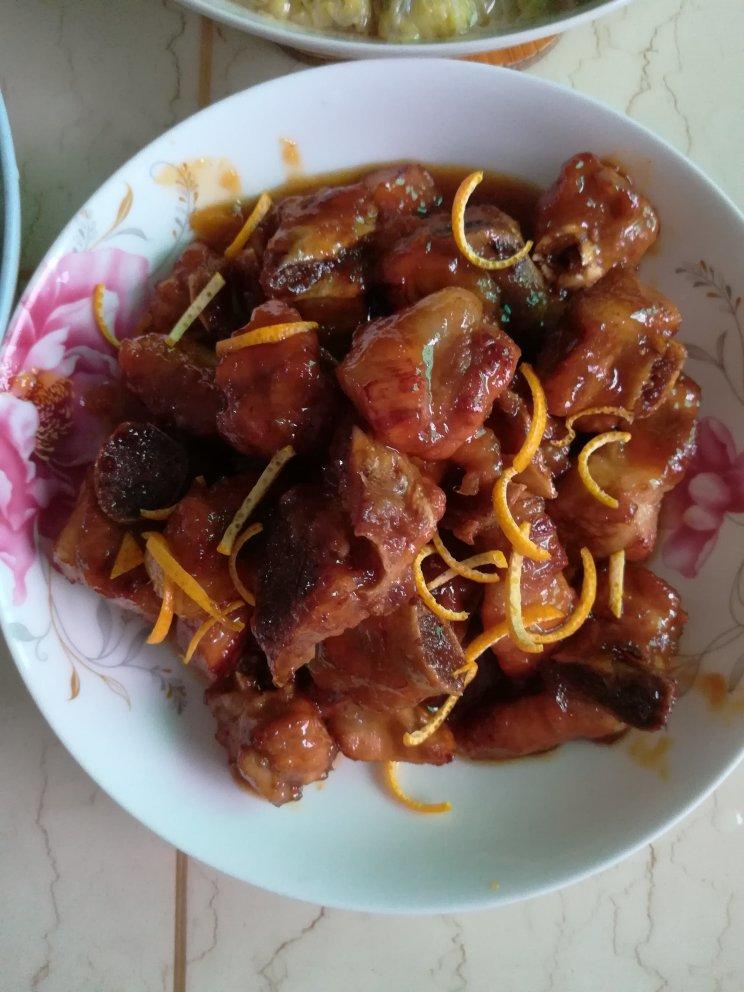 迷迭香：橙汁排骨