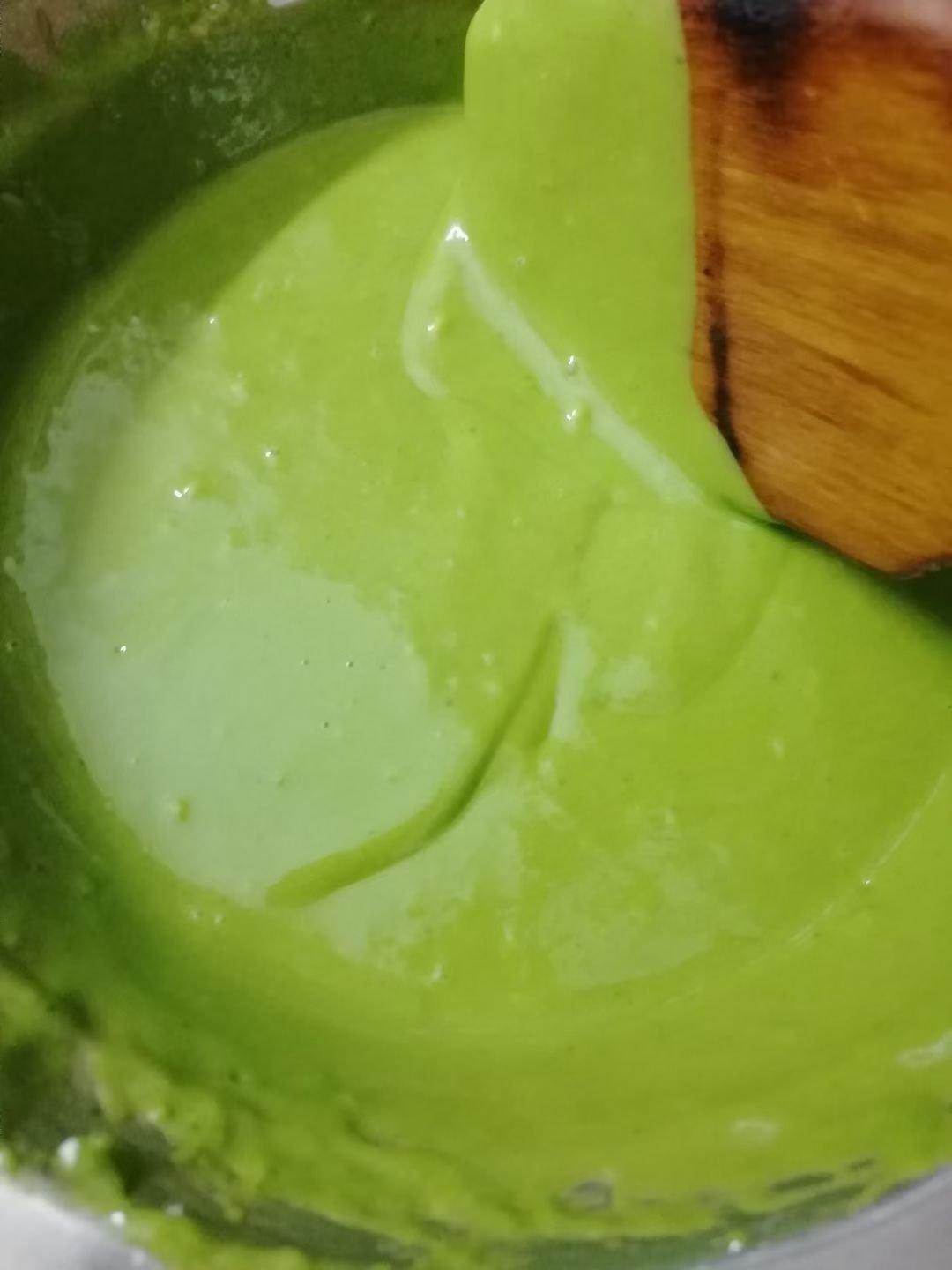 超详细低糖少油菠菜戚风蛋糕 后蛋法