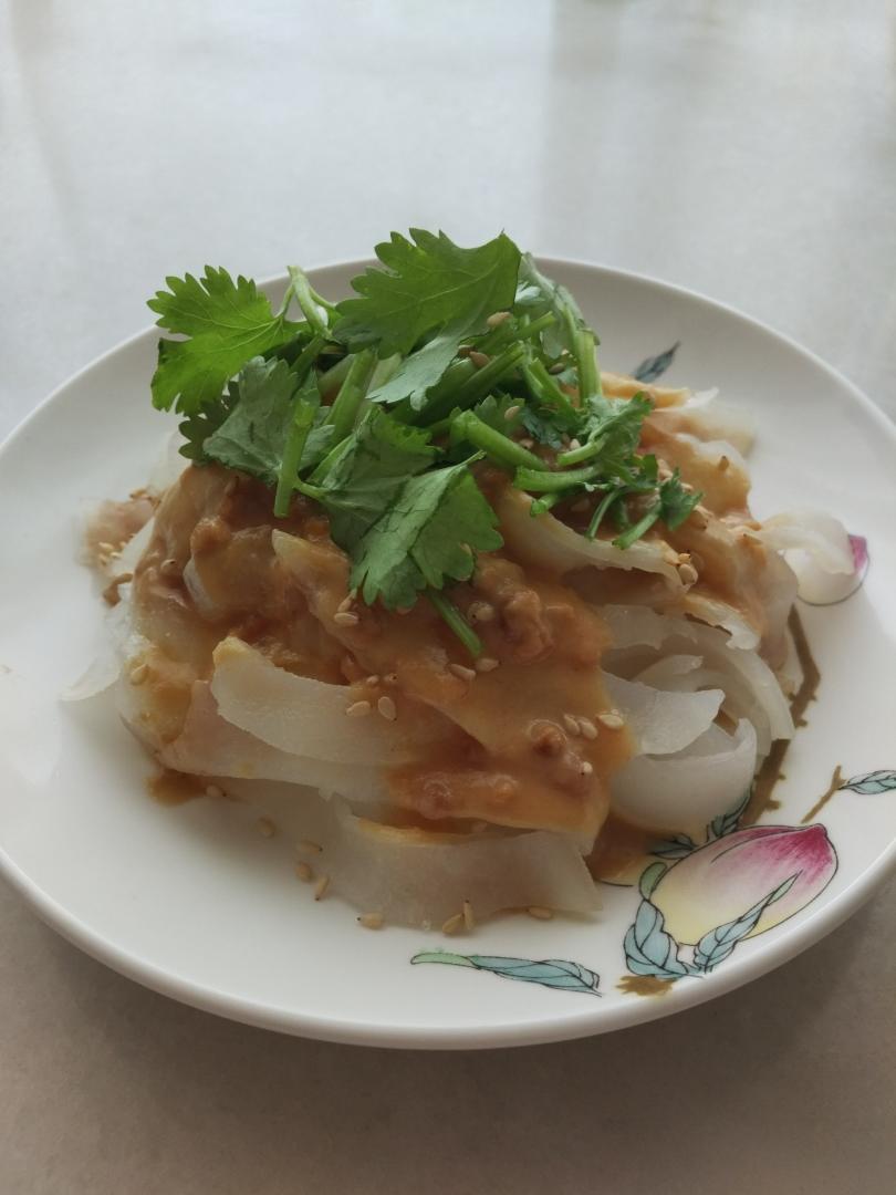 不知道知不知道做的凉皮 【澄粉,微波炉版本】