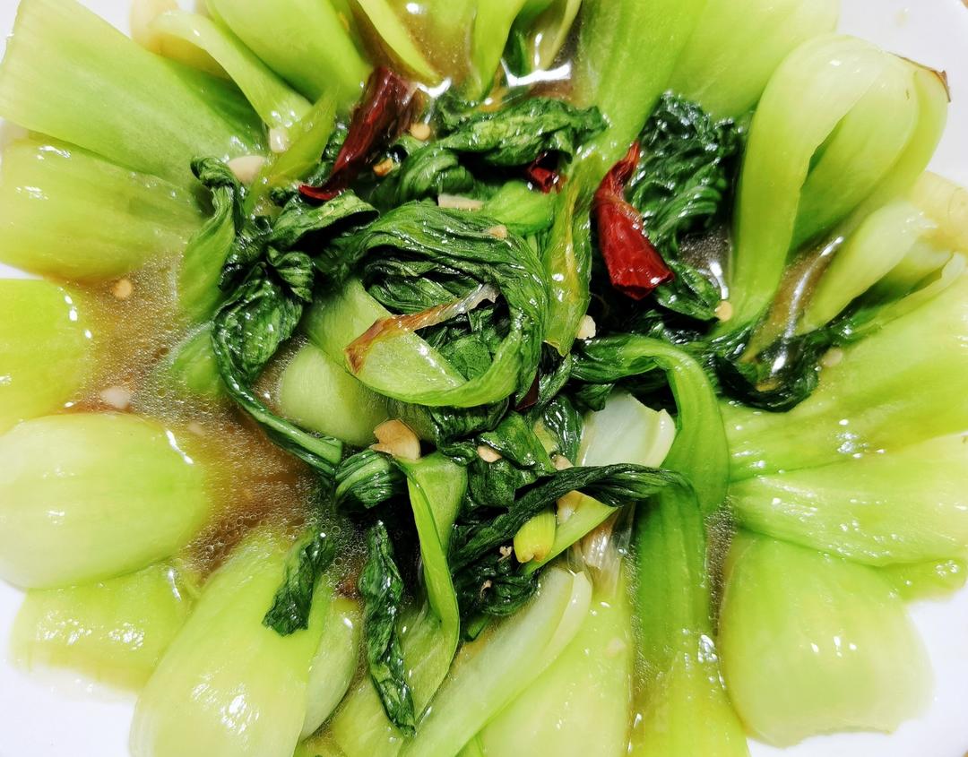 蒜蓉上海青，蚝油上海青