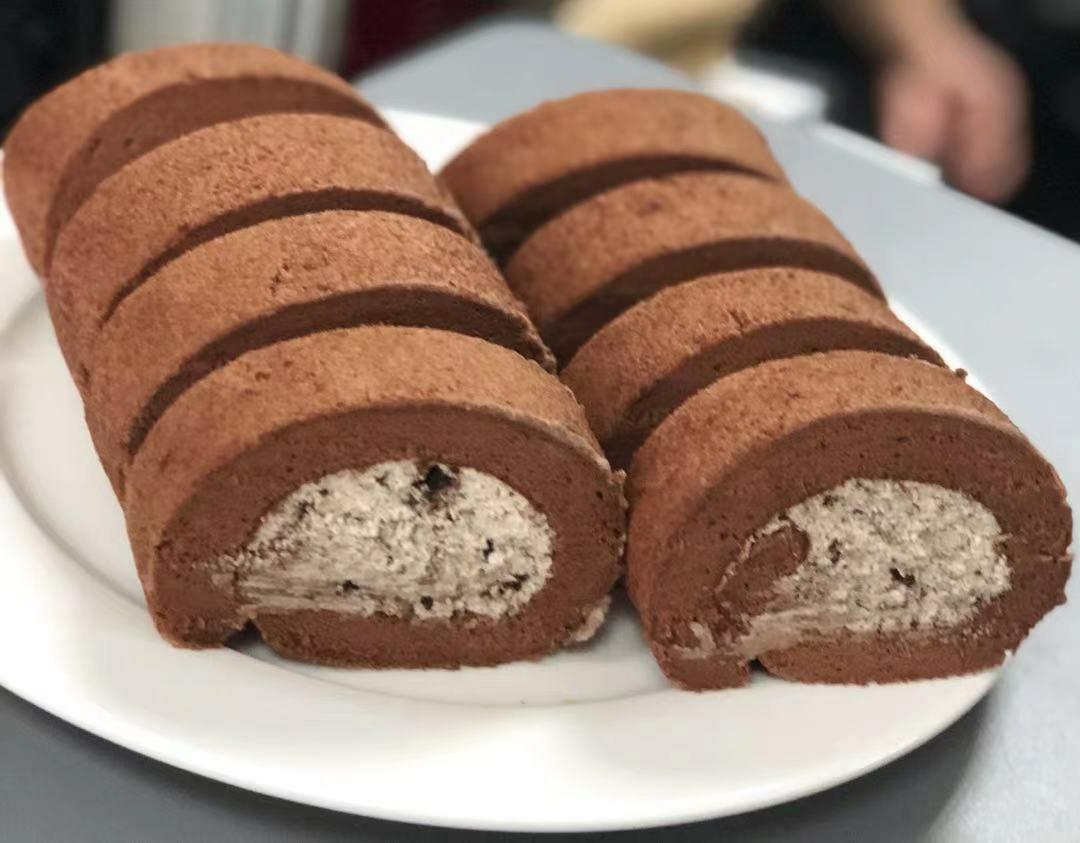 可可蛋糕卷(不消泡超浓郁巧克力口感)