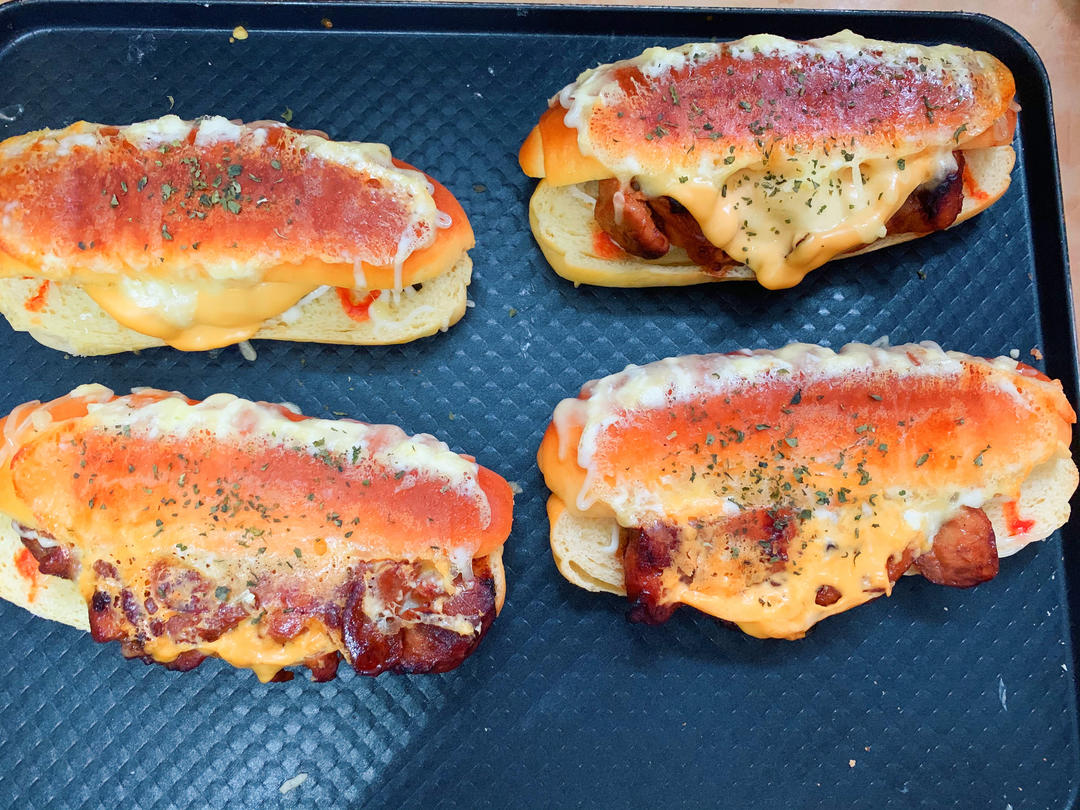 直接法万能面团－培根芝士包