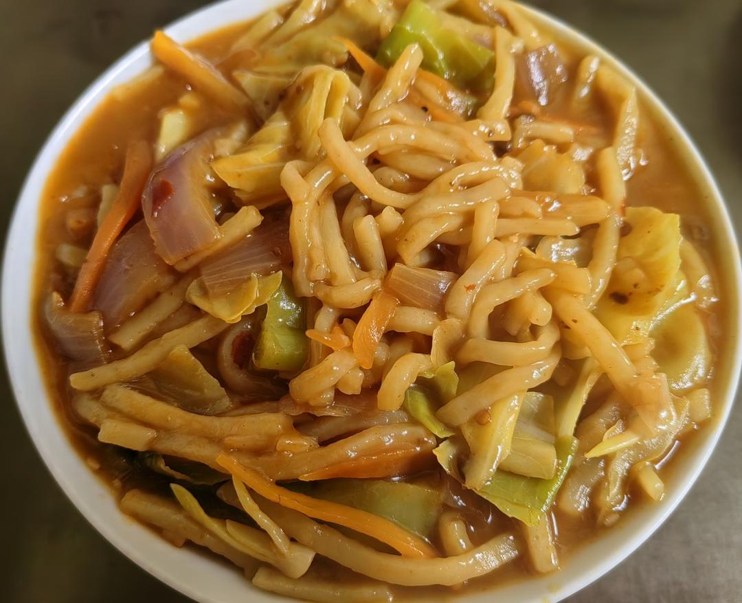 老干妈烩饼丝