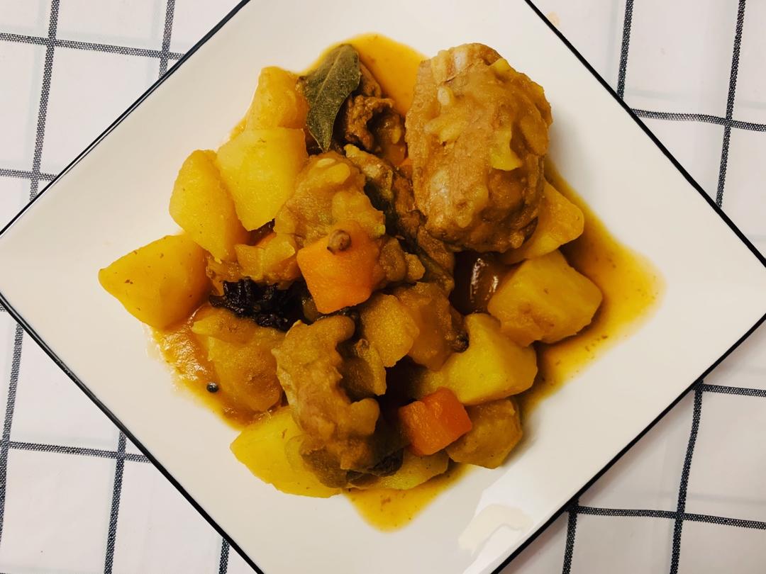 土豆炖排骨