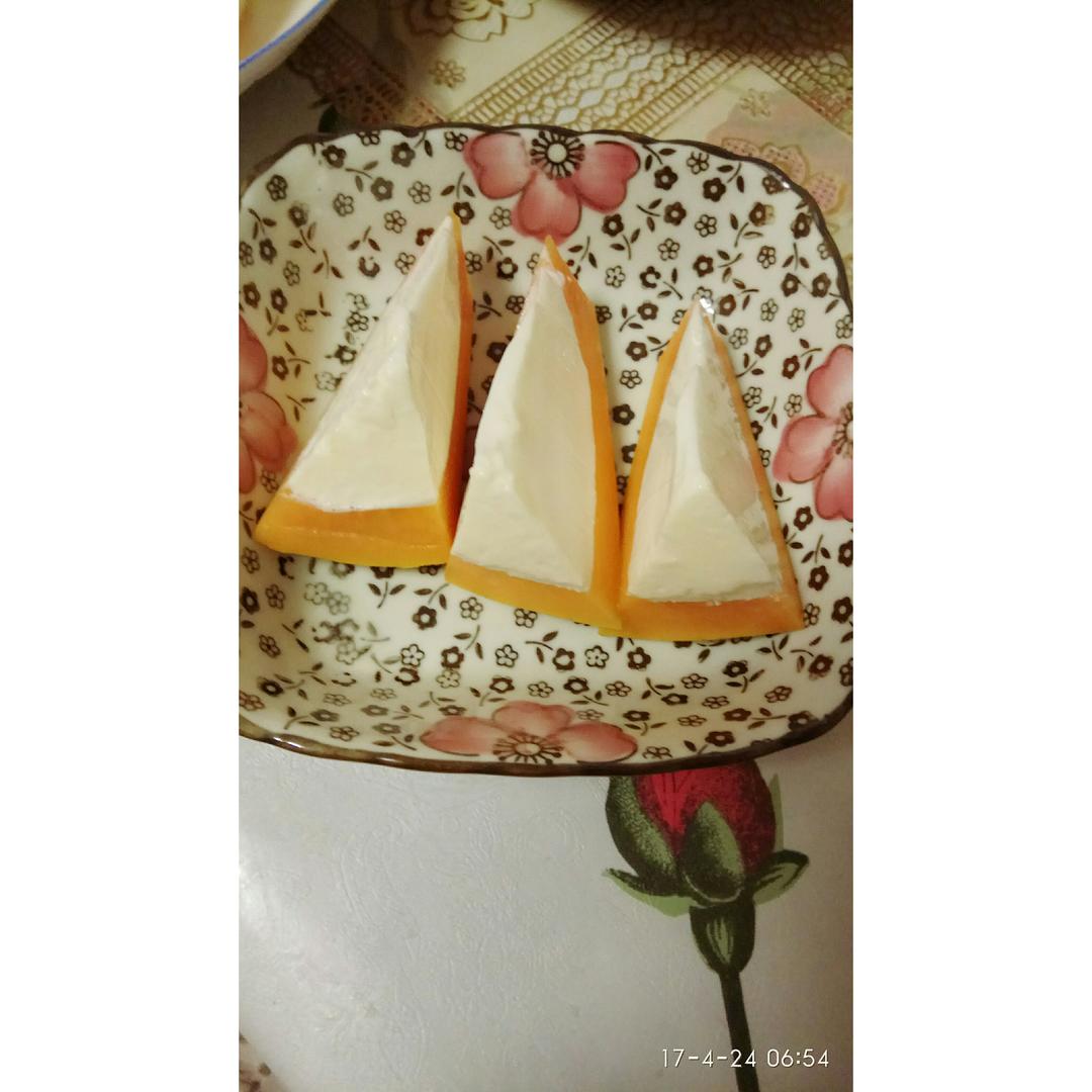 木瓜牛奶冻