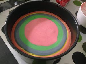 彩虹酸奶蛋糕的做法 步骤6