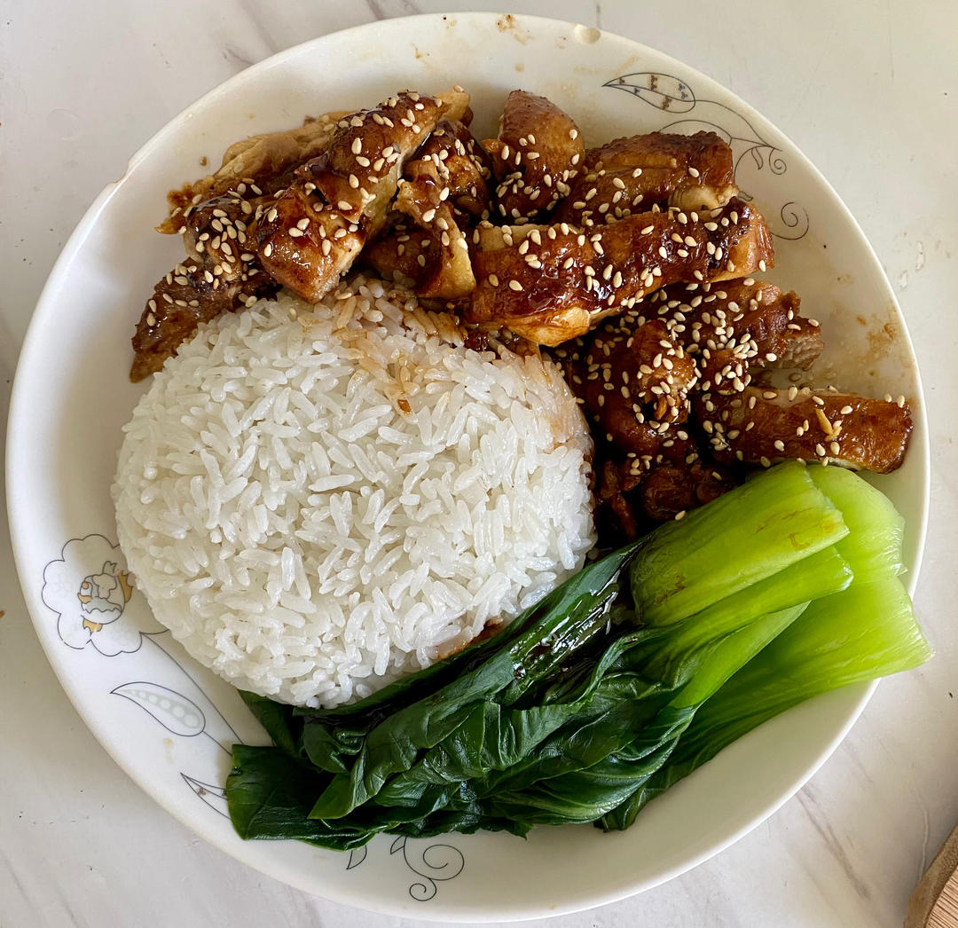 照烧鸡腿饭