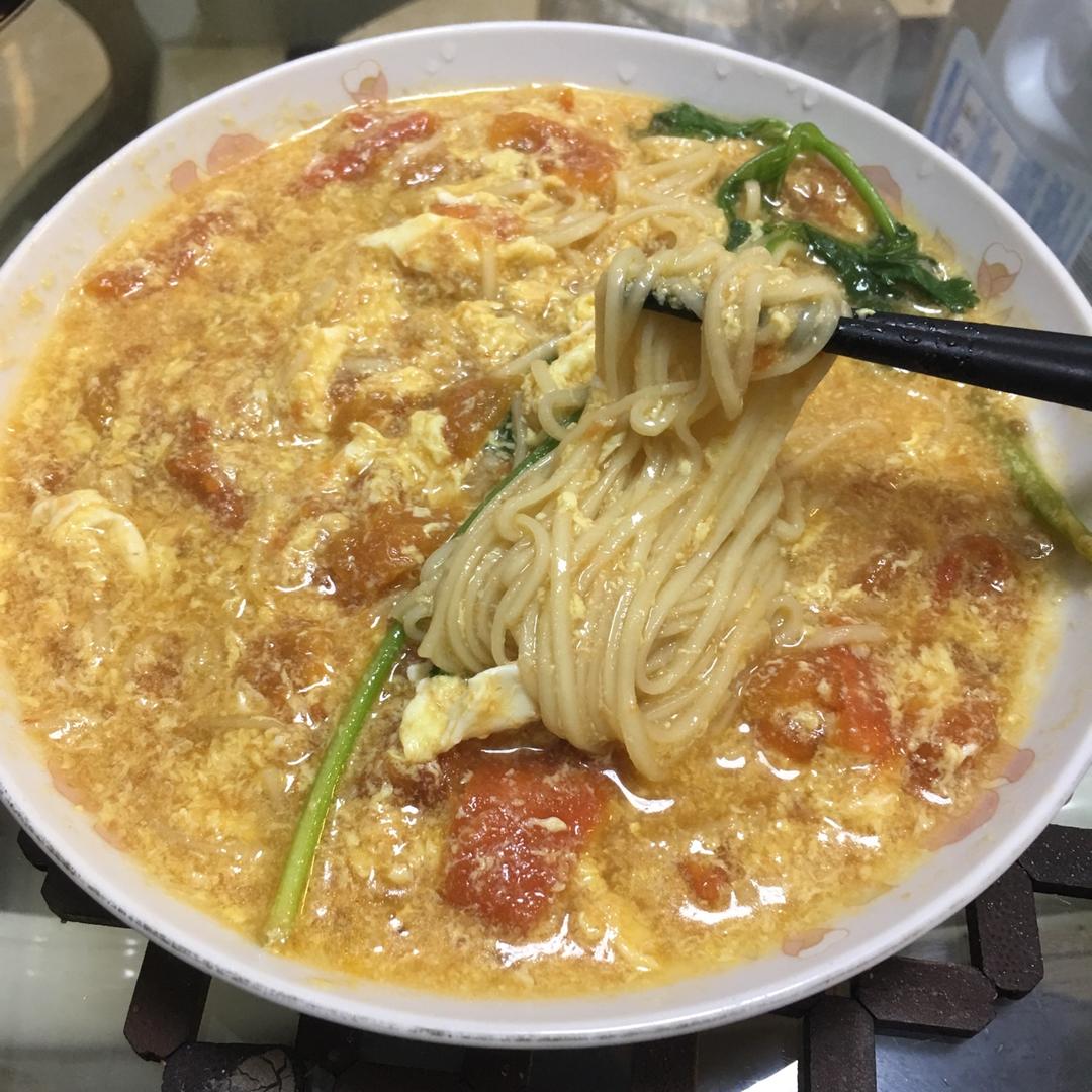 西红柿鸡蛋面