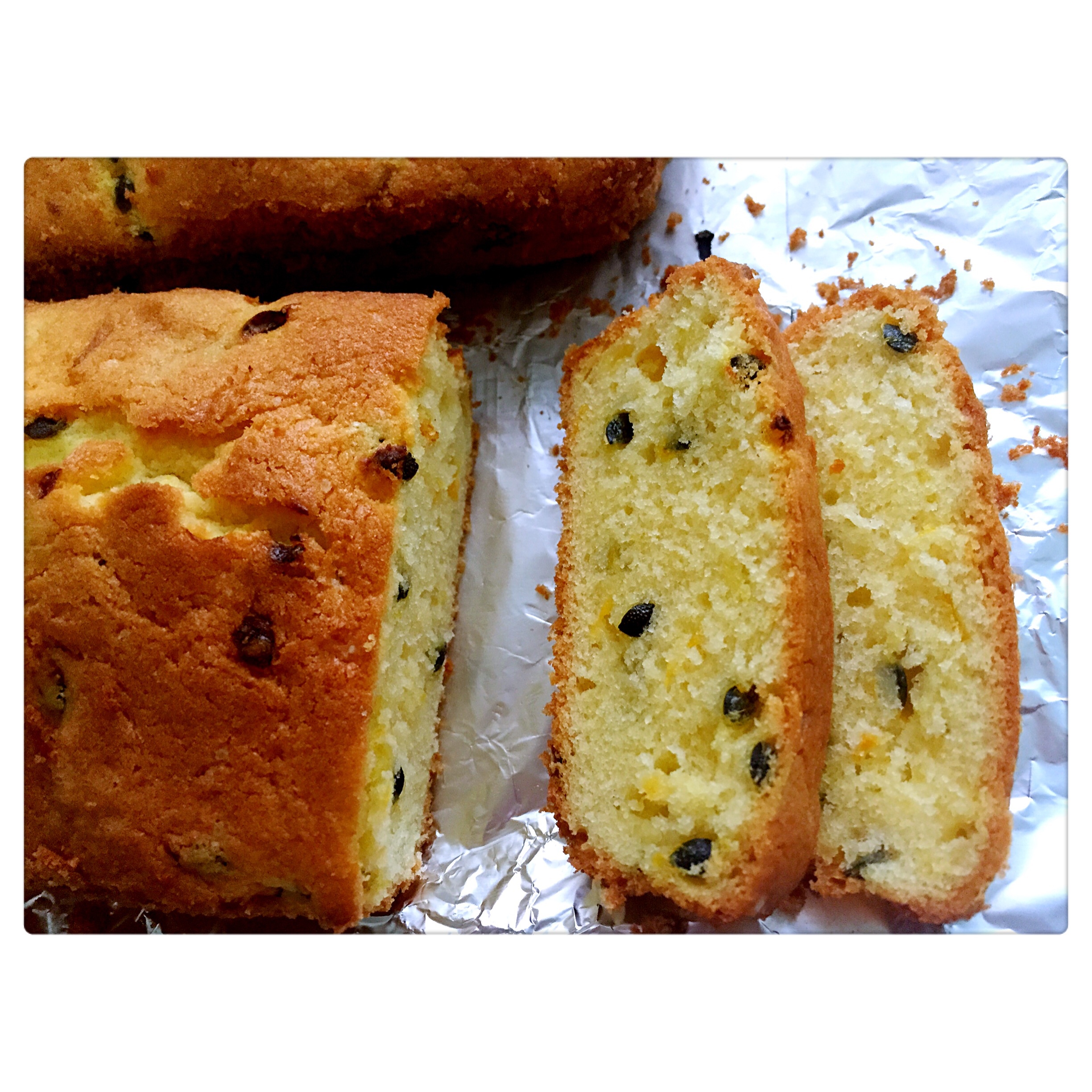 轻盈百香果磅蛋糕