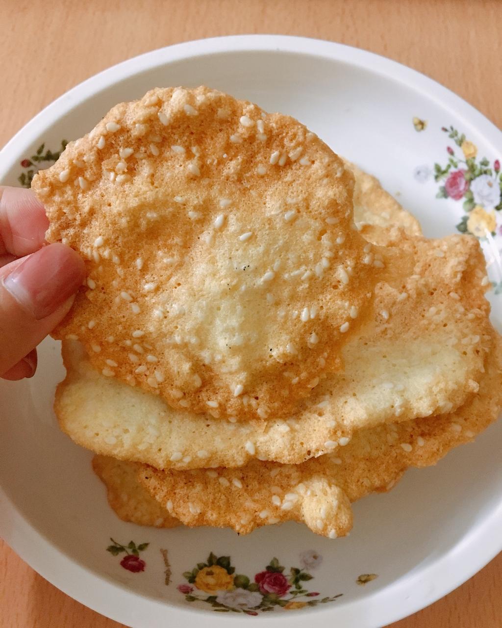 剩余蛋清好去处——杏仁薄饼