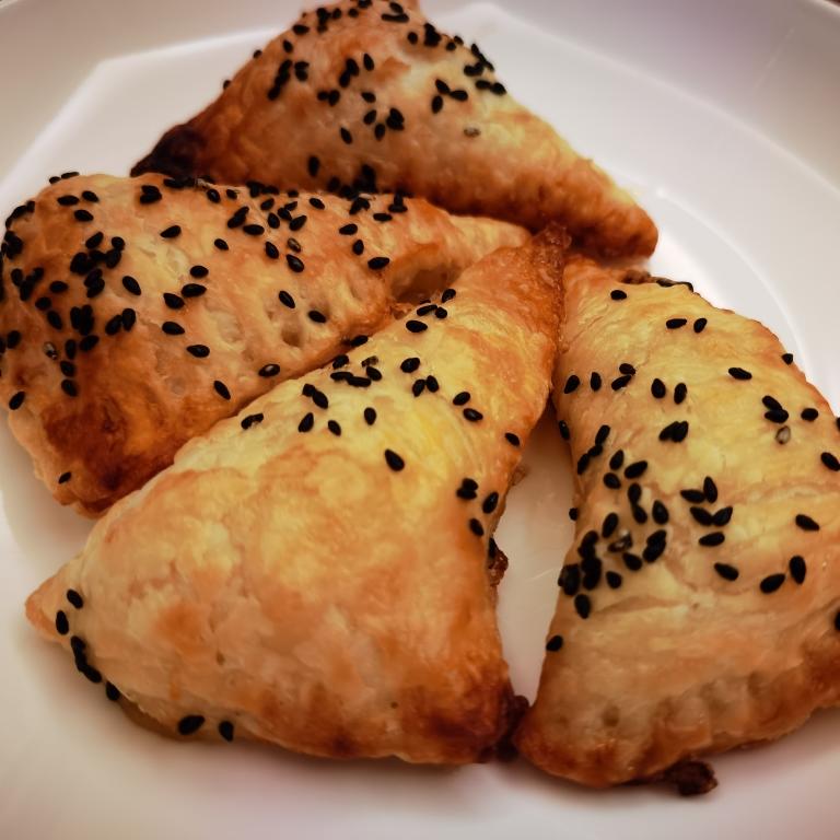 快手甜品——苹果派/香蕉派手抓饼皮版