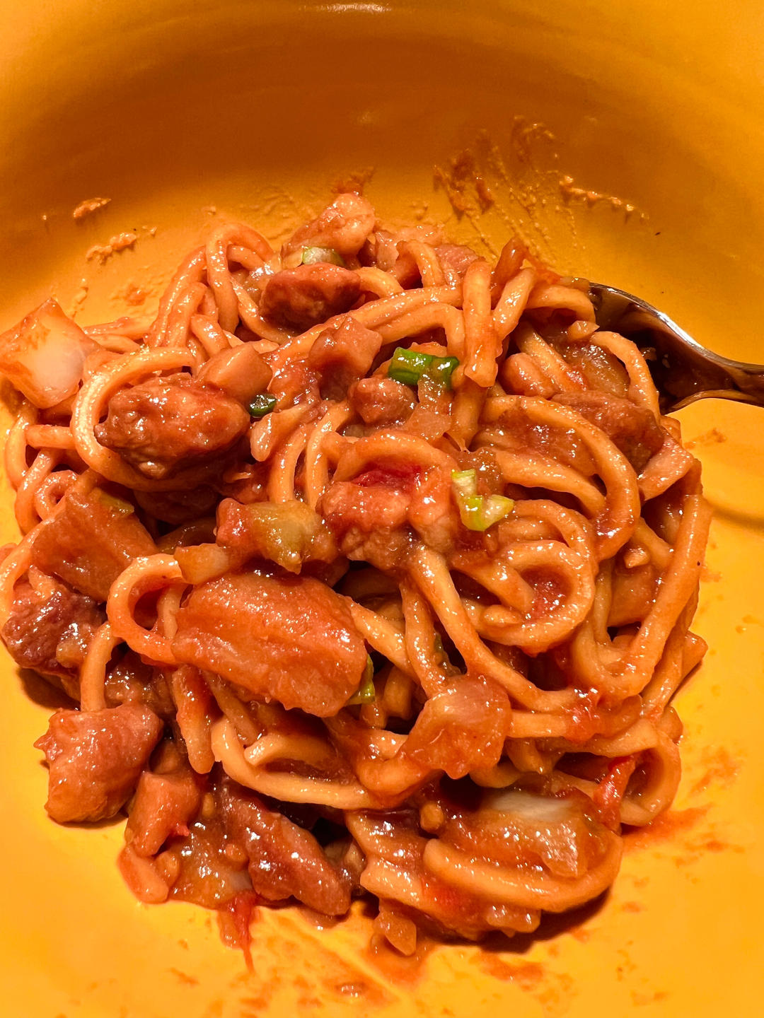 小炖肉拌面