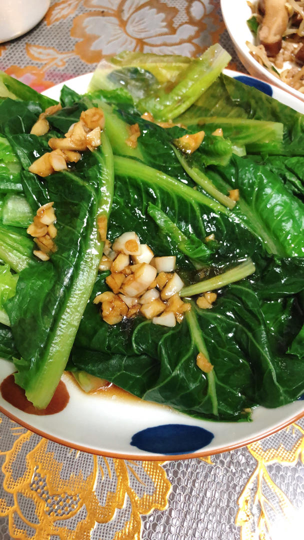 超级好吃低脂低热量的～蚝油生菜