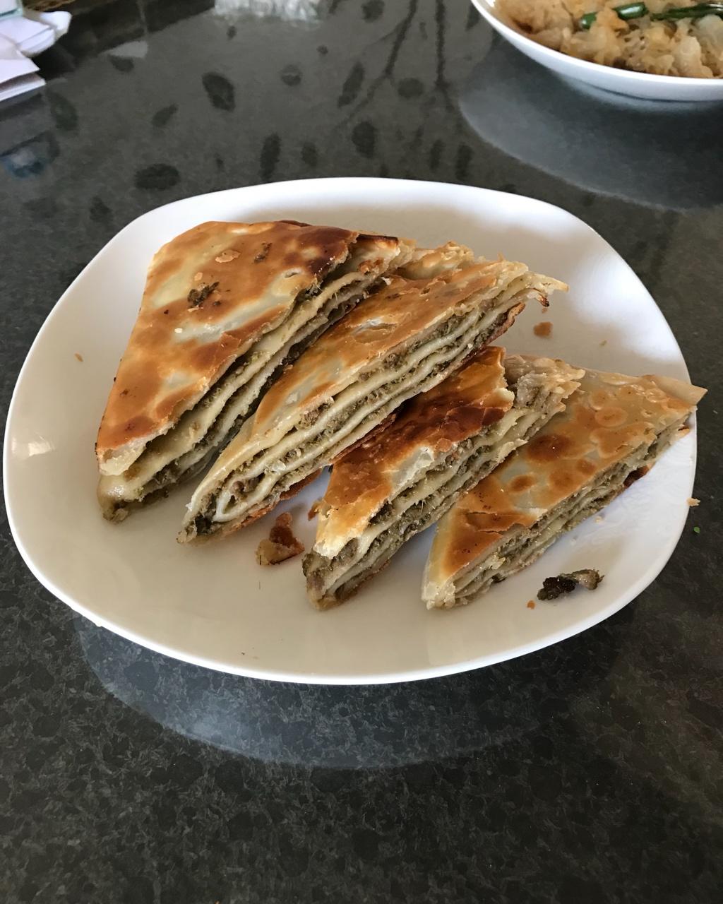 【千层牛肉饼】