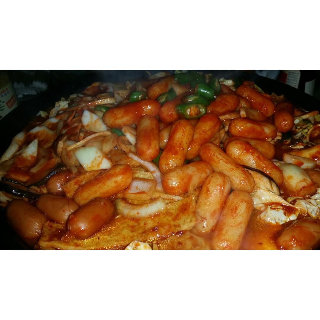 韩式辣炒年糕（or网红芝士套路之芝心年糕）