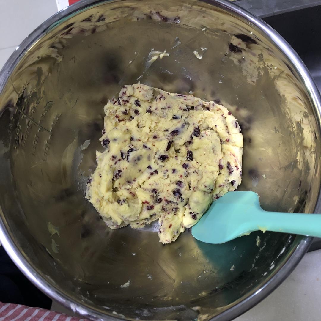 低糖少油版蔓越莓饼干