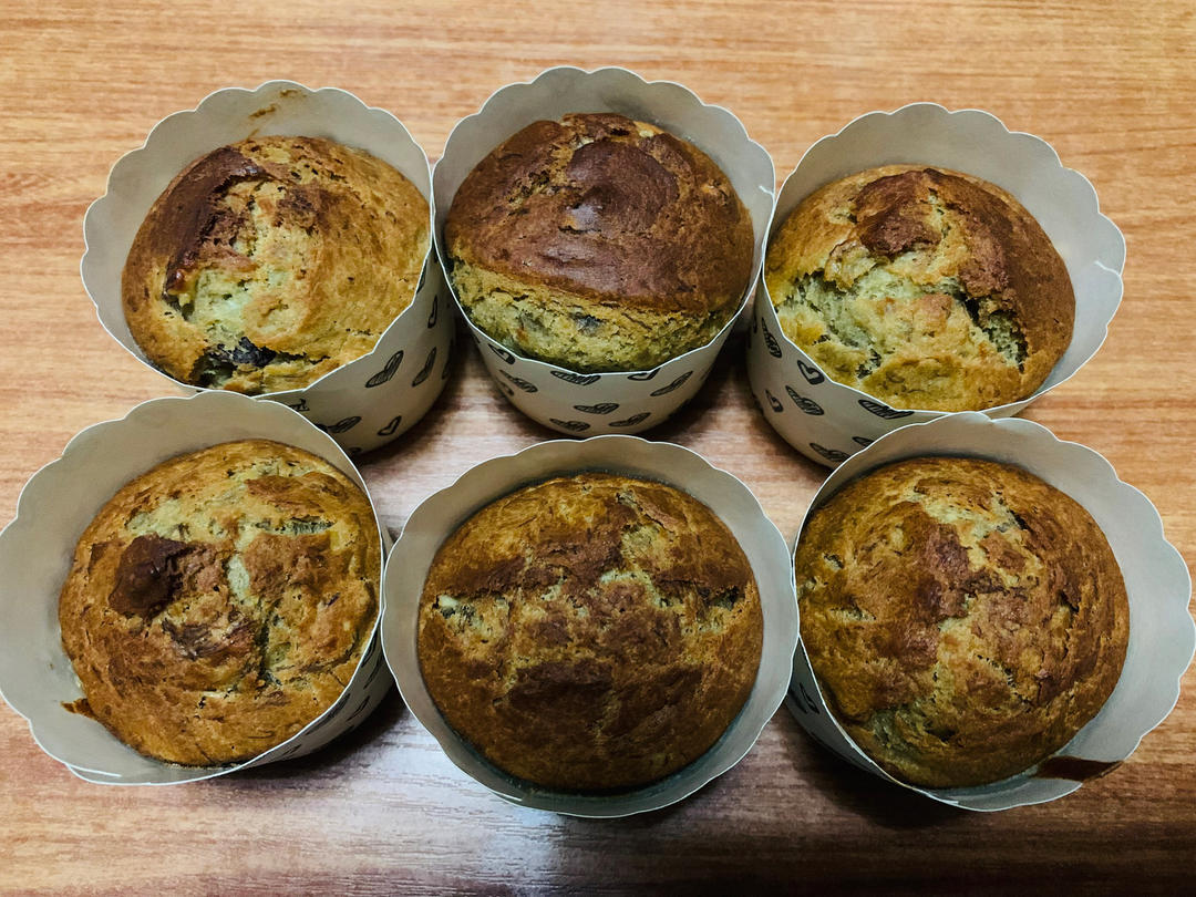 香蕉核桃蛋糕（低油少糖健康版）