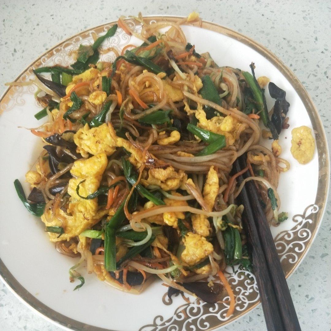 炒合菜～经典的拌饭菜，真的太香了