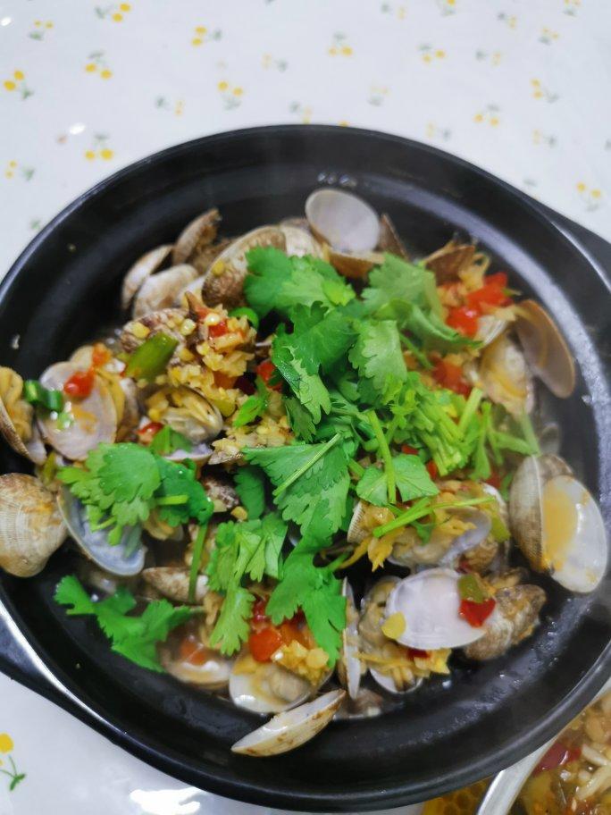 蒜蓉粉丝蒸双鲜（蒜蓉粉丝蒸花甲虾）