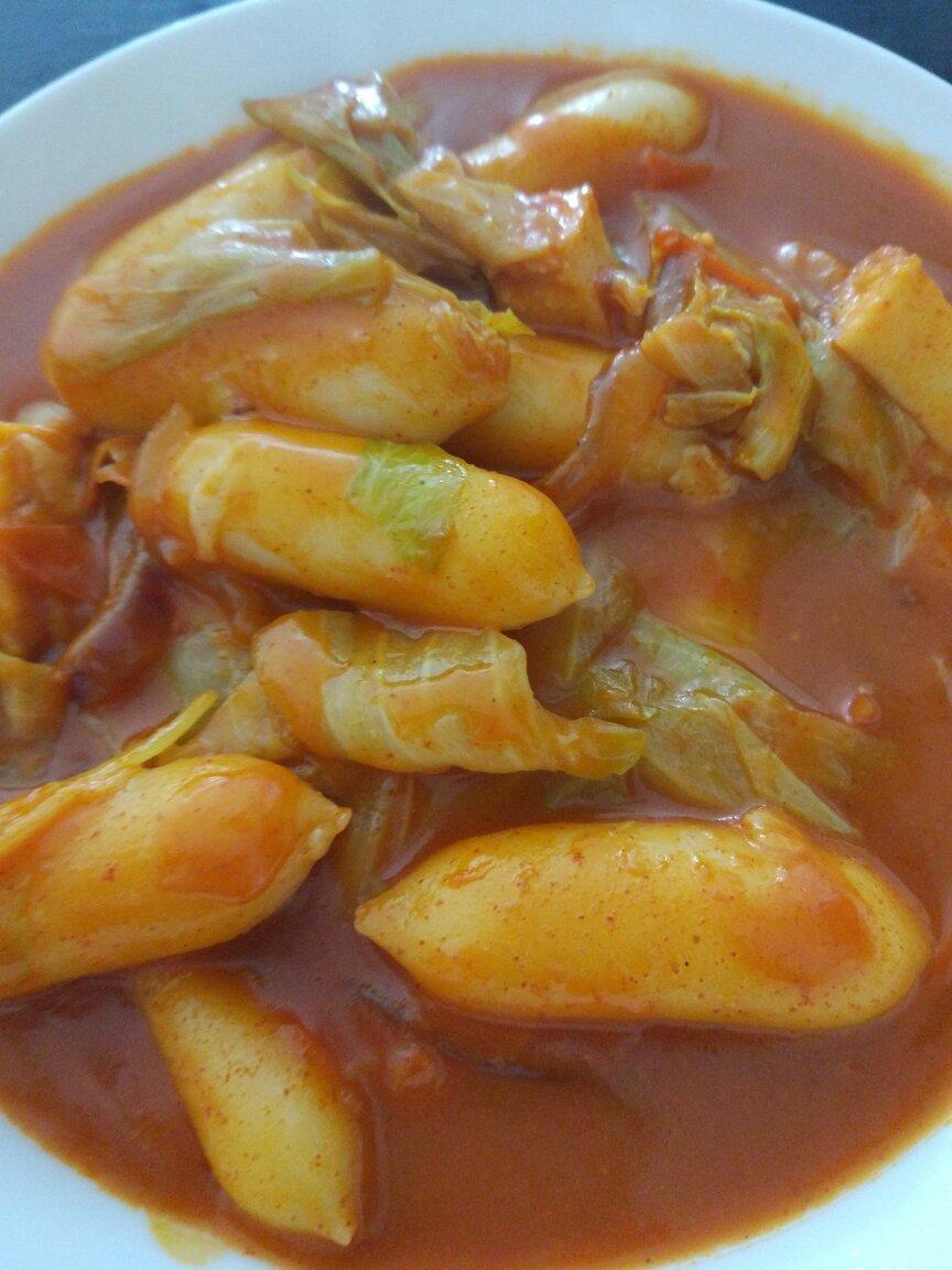 韩式辣炒年糕（or网红芝士套路之芝心年糕）