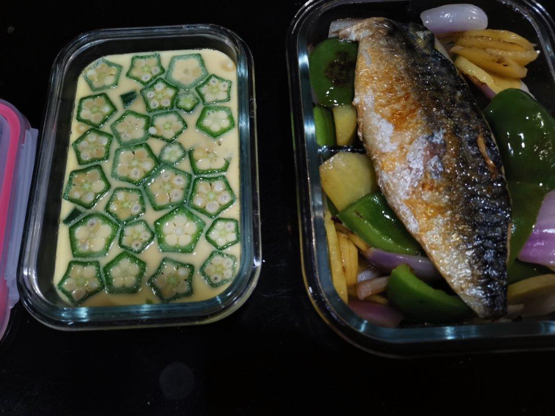 宝宝辅食～秋葵蒸蛋