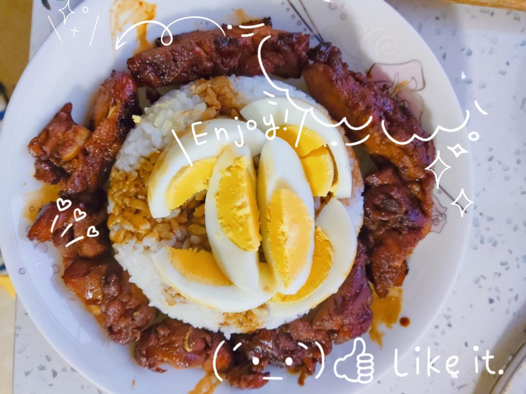 照烧鸡腿饭