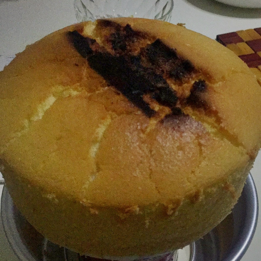 6寸原味戚风蛋糕