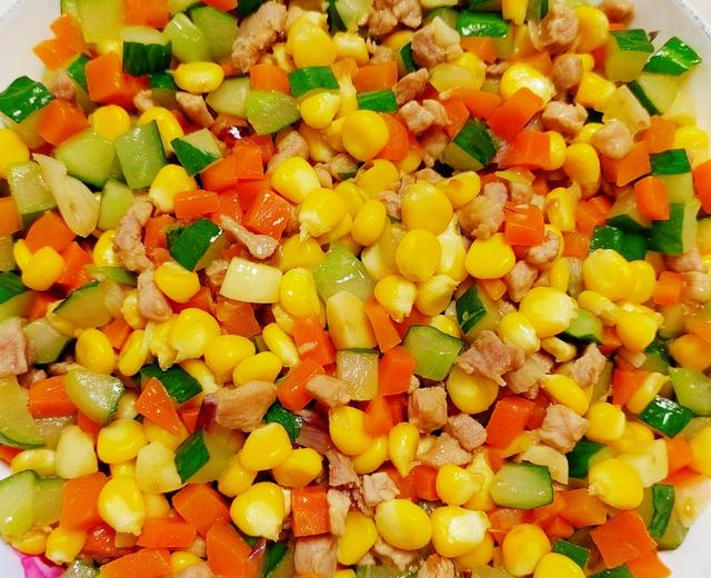 五彩缤纷的什锦粒的做法