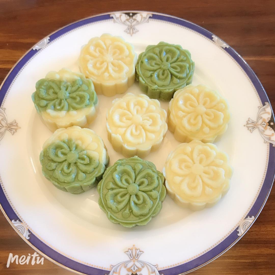 养生黑芝麻绿豆糕
