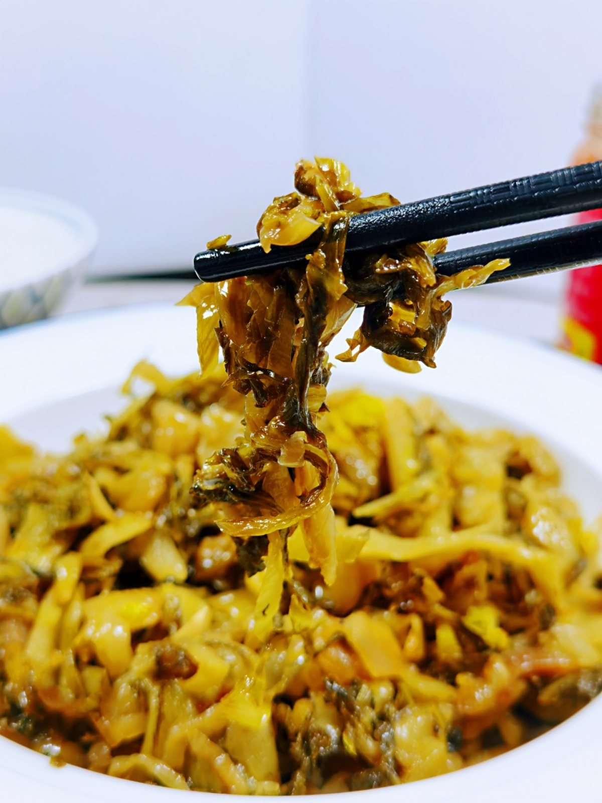 我就胖着玩玩做的姜末炒酸菜清淡又解腻的家常小菜