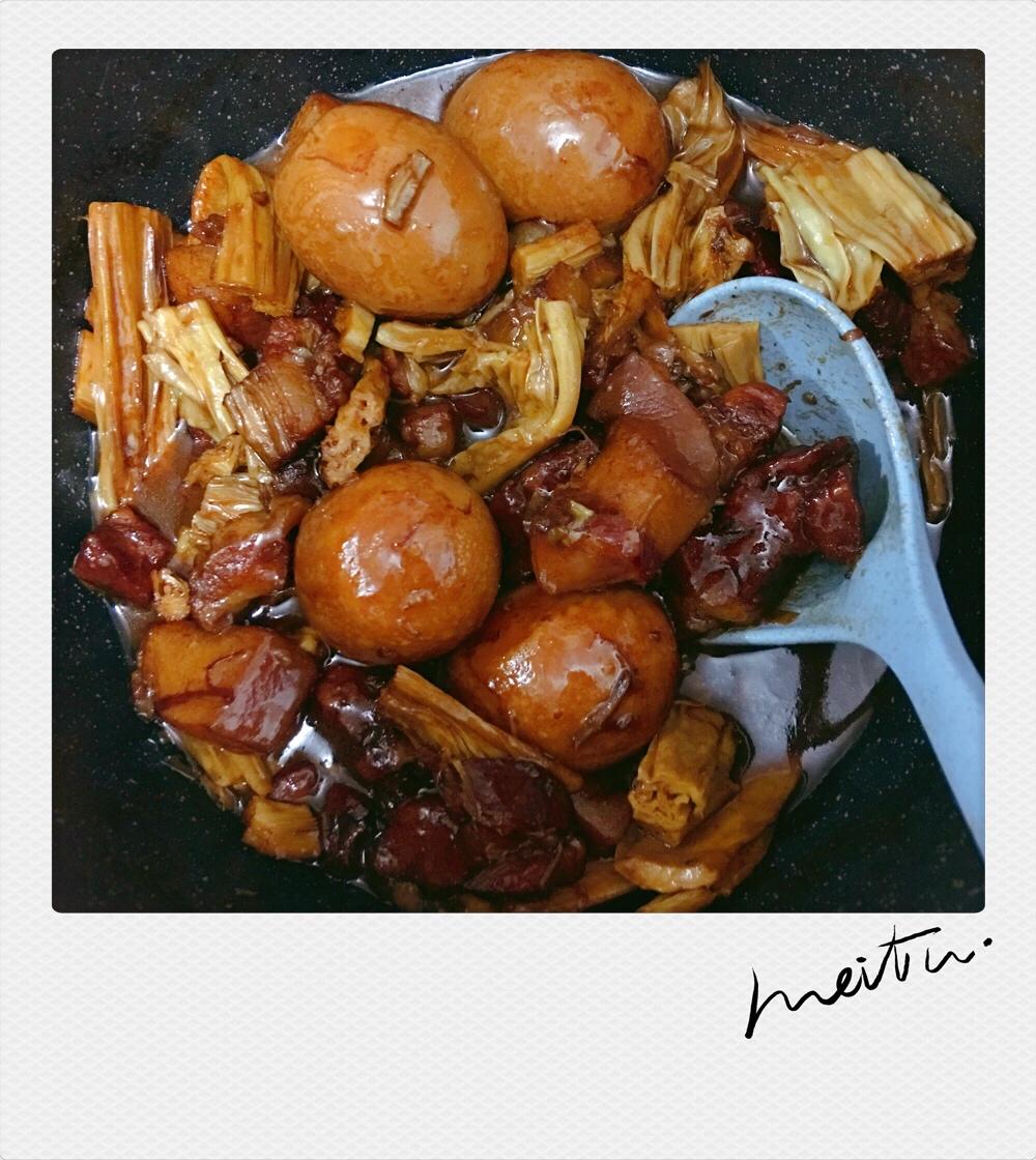腐竹红烧肉